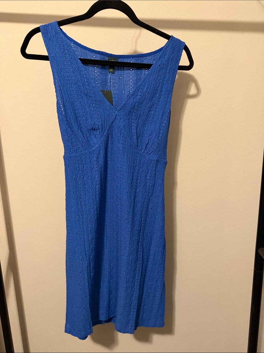 Blue Sleeveless Knit Dress - wild fable